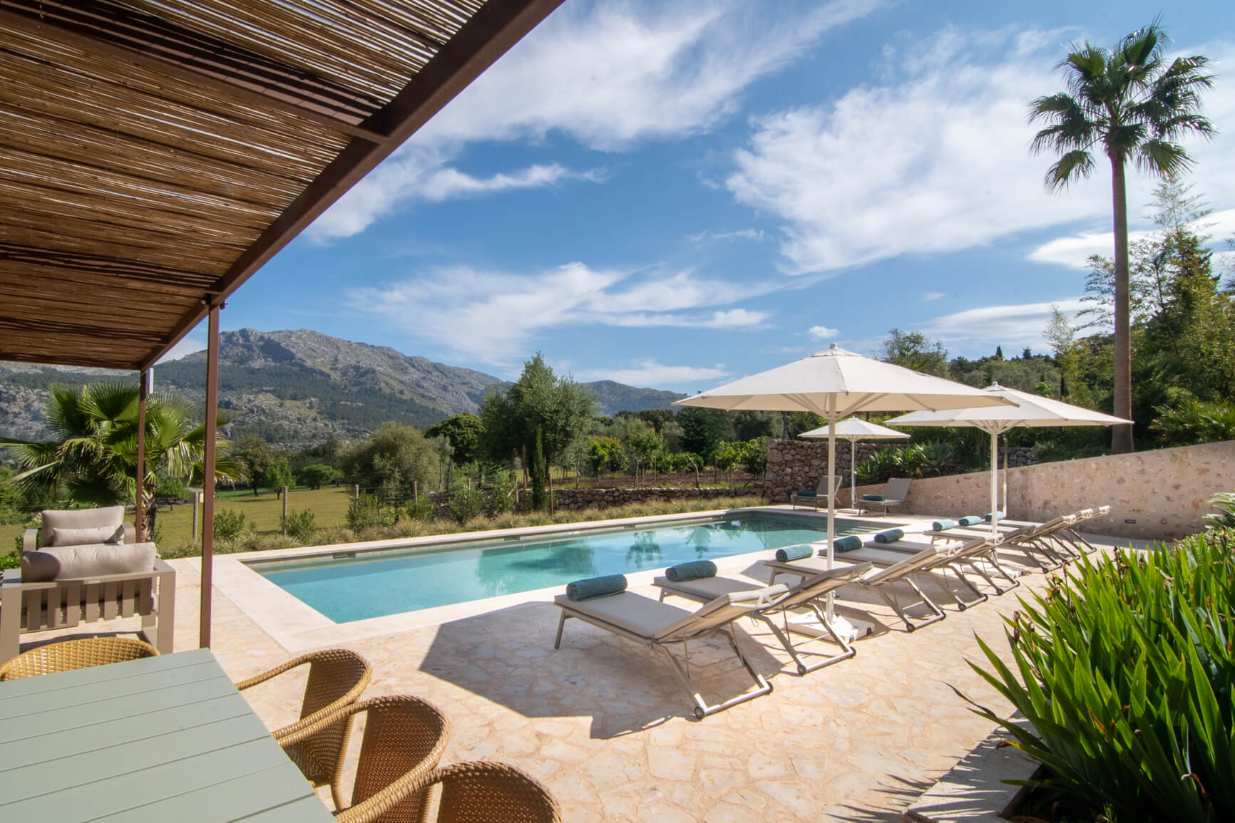 Pool of the Villa Can Guillem Bet