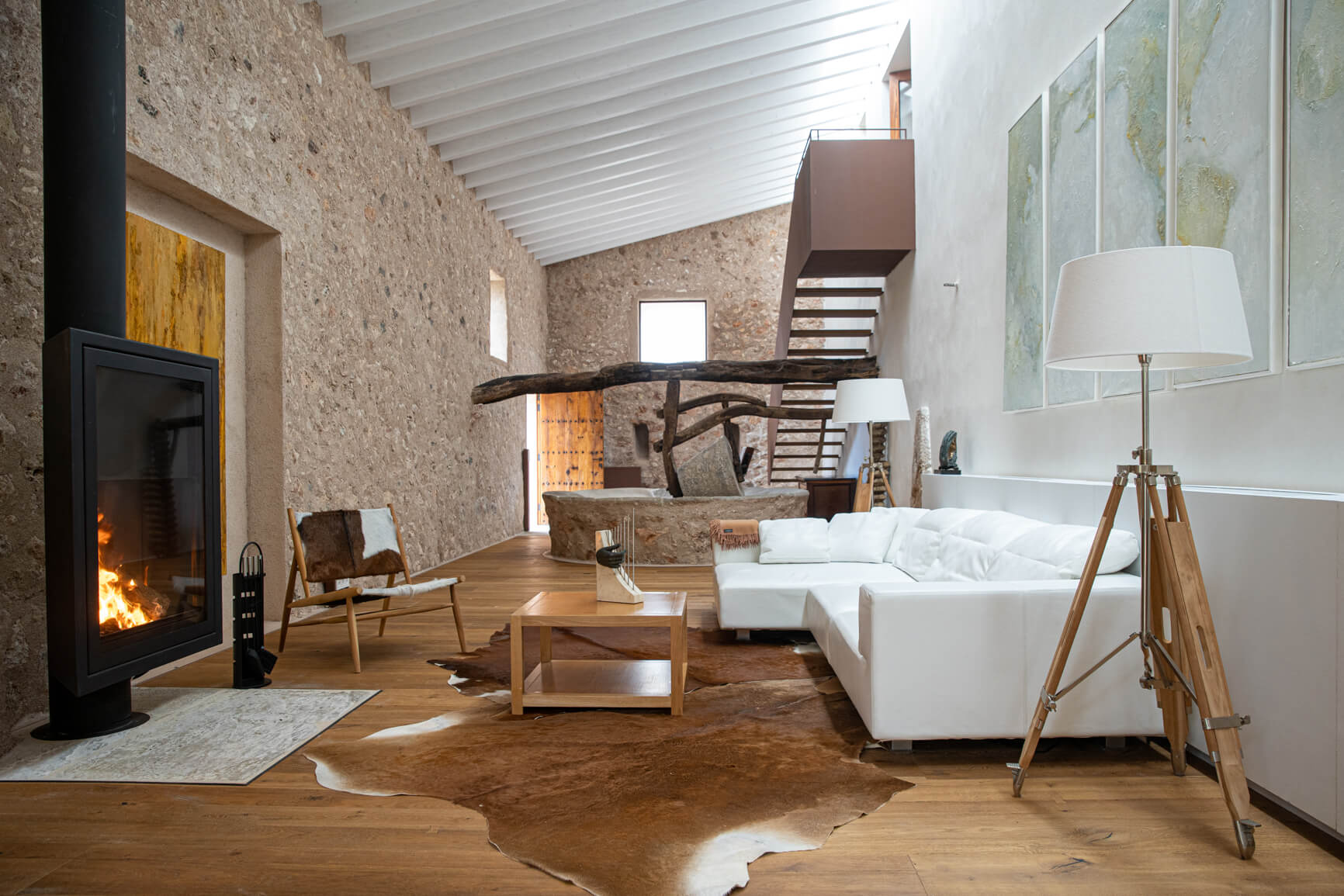 Living room of Villa Can Guillem Bet