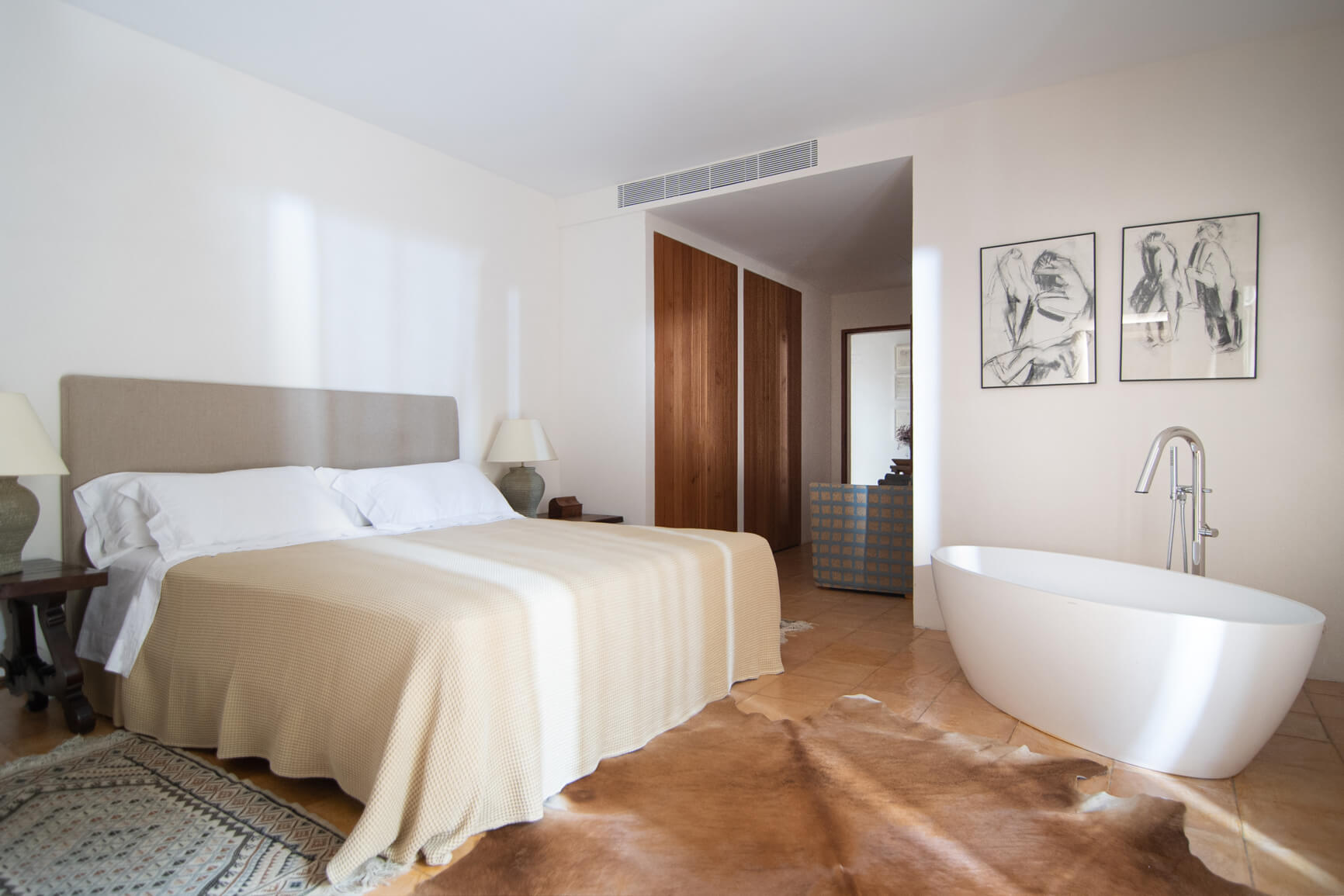 Bedroom of Villa Can Guillem Bet